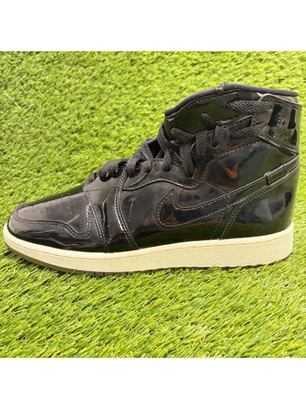 Nike Air Jordan 1 Rebel XX Womens Size 9.5 Black Basketball Shoes Sneakers